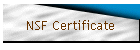 NSF Certificate